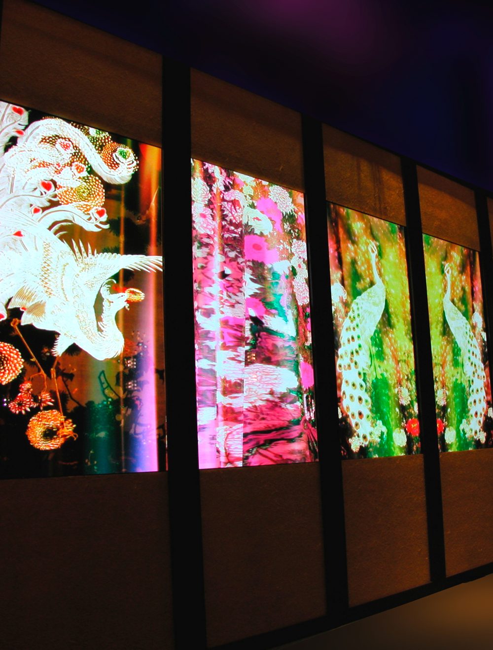 若冲幻想 スクリーン展示 — 宇宙